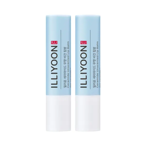 ILLIYOON Ceramide Unscented Vegan Lip Balm 3.2g+3.2g