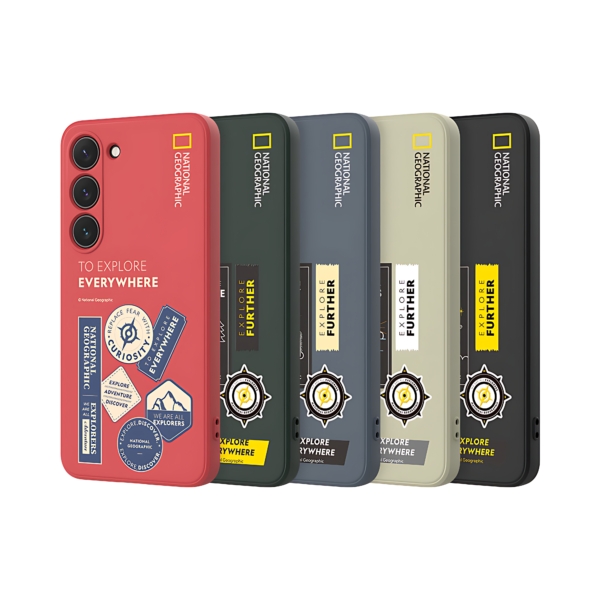 National Geographic Palette Color Wappen Phone Case for Galaxy S23