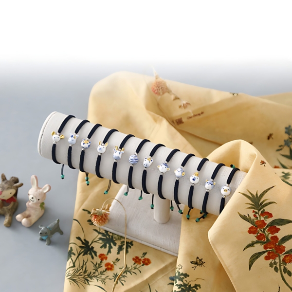 K-Heritage Twelve Zodiac Signs Cheonghwa Baekja Knot Bracelet