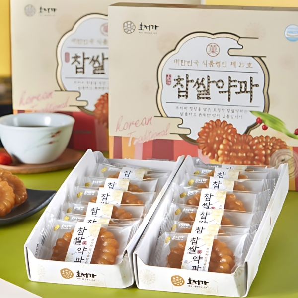 HOJEONG-GA Korean Traditional Glutinous Rice Yakgwa 14pack 490g
