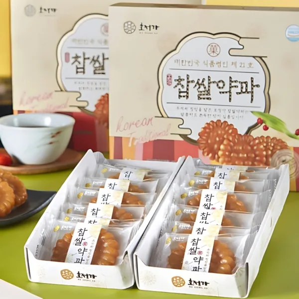HOJEONG-GA Korean Traditional Glutinous Rice Yakgwa 14pack 490g