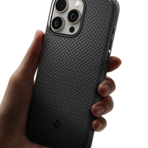 spigen iPhone 15 Pro Max MagSafe Case MacArmor MacFit - Matte Black