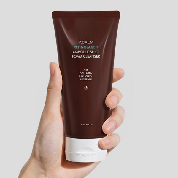 P.CALM Retinolagen Ampoule Shot Foam Cleanser 120ml