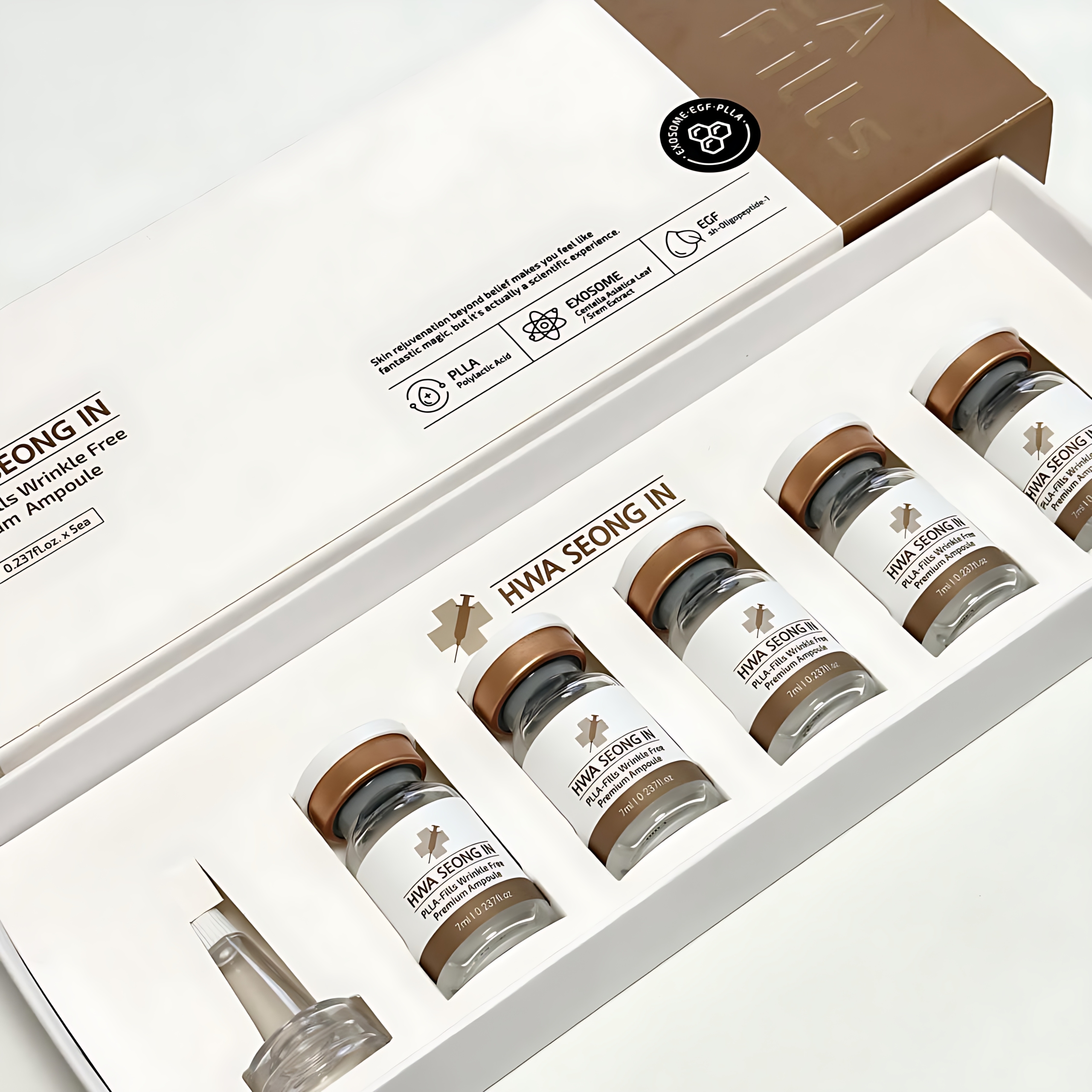 PK Cospharm Plla Fills Wrinkle Free Ampoule 7g*5bottles - Image 3