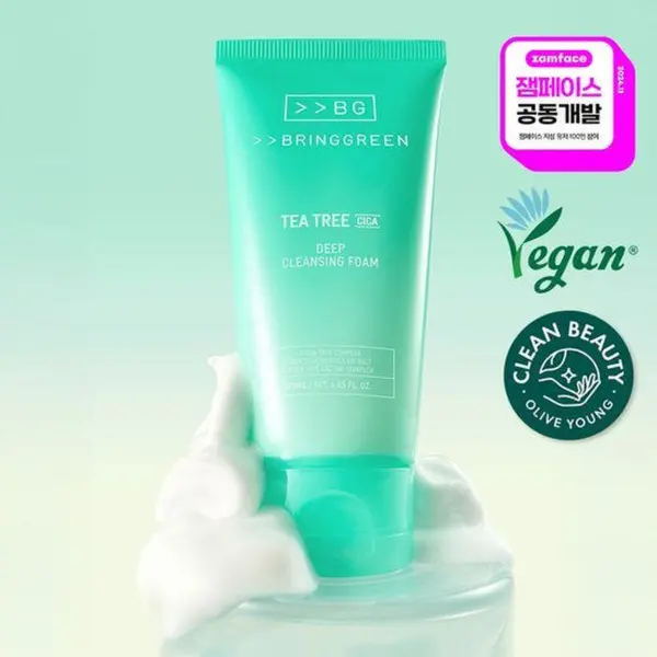 BRING GREEN Tea Tree Cica Trouble Cleansing Foam 200ml