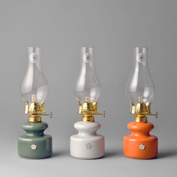 K-Heritage Plum Tree Blossom Oil Lamp (Round/Large)