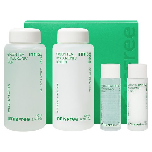 innisfree Green Tea Hyaluronic Acid Skin Care Set