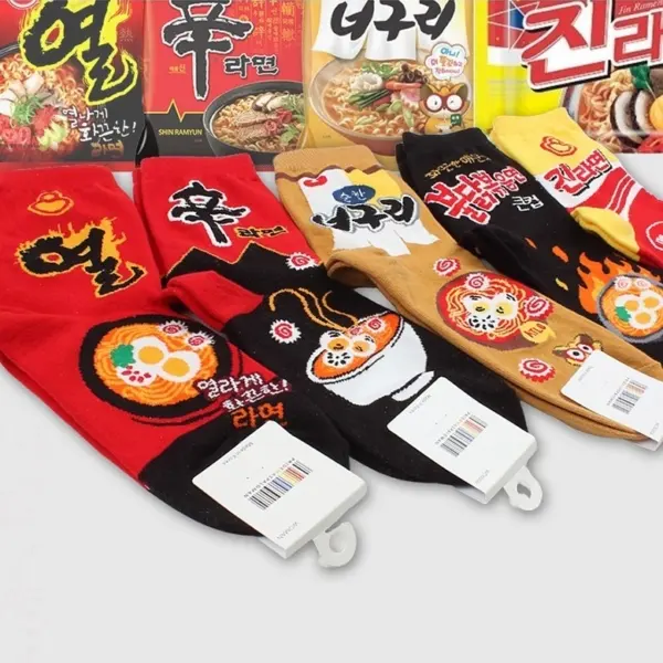 Funny Ramen Socks 5pair Set