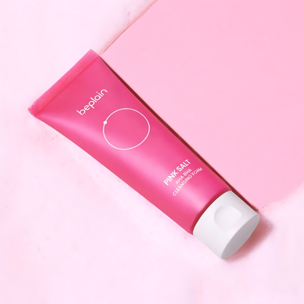 beplain Pink Salt AHA BHA Cleansing Foam 120ml