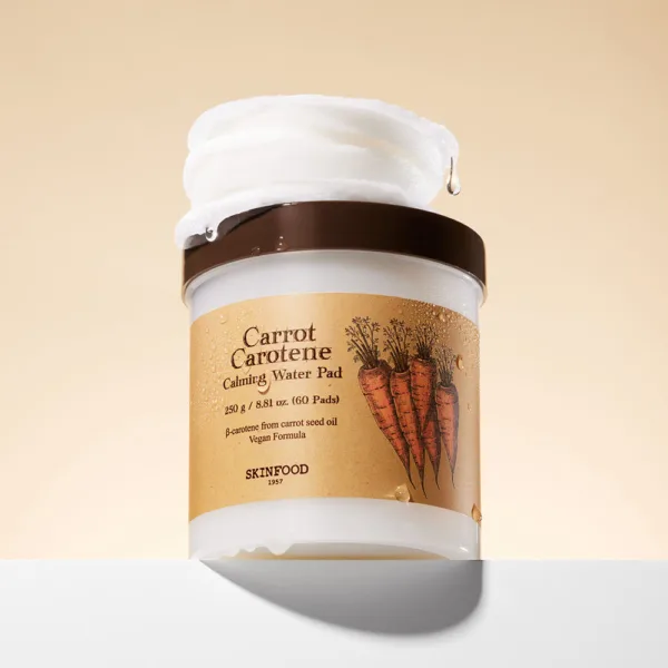 SKINFOOD CARROT CAROTENE CALMING WATER PAD 250g 60Pads