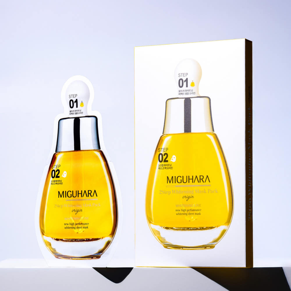 MIGUHARA Big 3 Step Whitening Mask Pack Origin 28.7ml*5sheets*2box