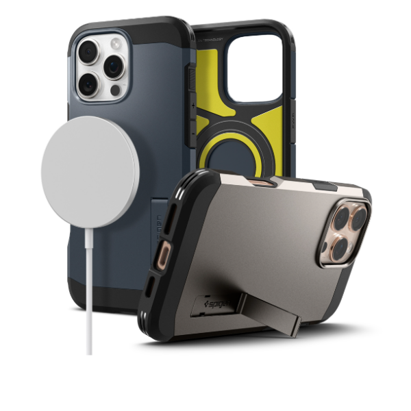 spigen iPhone 16 Pro Max MagSafe Case Tough Armor AI Magfit