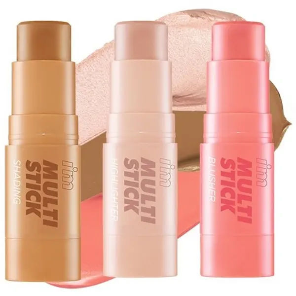 I'M MEME I'm Multi Stick Set - Bronzer(shading) + Rose(blush) + Champagne Gold(highlighter)
