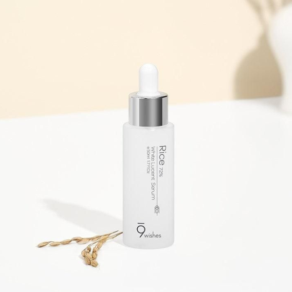9wishes Rice 72% White Lucent Serum 50ml - EmpressKorea