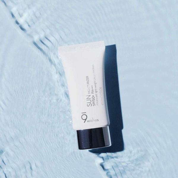 9wishes Sun Moisturizer SPF 50+ PA+++ 50ml - EmpressKorea