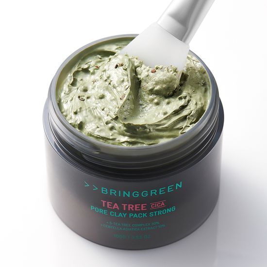 BRING GREEN Tea Tree Cica Pore Clay Pack Strong 100g