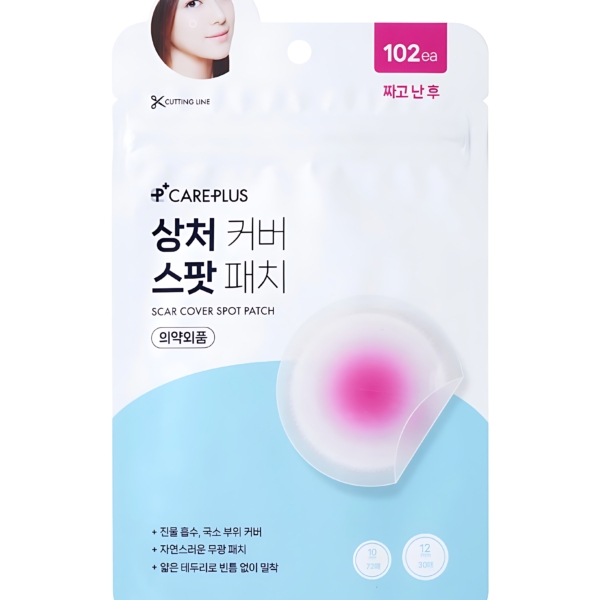 Oliveyoung Care Plus Wound Cover Spot Patch 102pcs