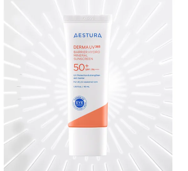 AESTURA Derma UV365 Barrier Hydro Mineral Sunscreen 40ml - EmpressKorea