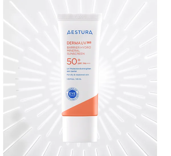AESTURA Derma UV365 Barrier Hydro Mineral Sunscreen 40ml - EmpressKorea
