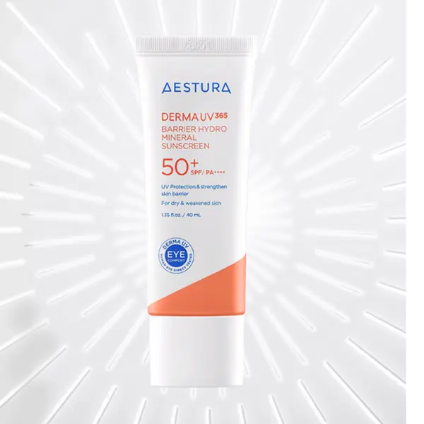 AESTURA Derma UV365 Barrier Hydro Mineral Sunscreen 40ml - EmpressKorea