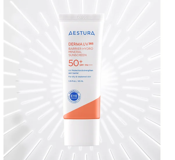 AESTURA Derma UV365 Barrier Hydro Mineral Sunscreen 40ml - EmpressKorea