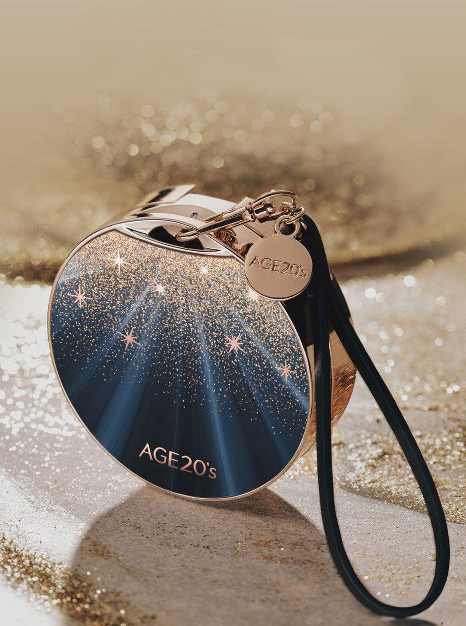 AGE20's Essence Cover Pact Black Gold Edition+Refill 2pcs - EmpressKorea