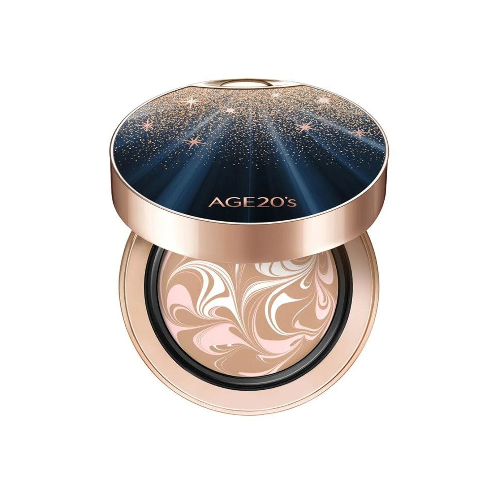 AGE20's Essence Cover Pact Black Gold Edition+Refill 2pcs - EmpressKorea