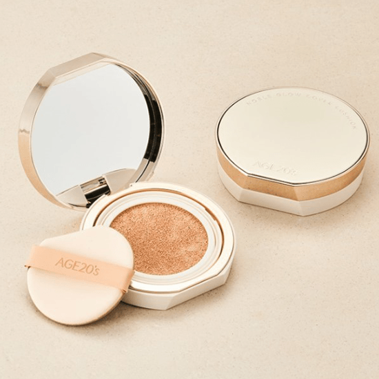 AGE20's Noble Glow Cover Cushion with Refill SPF 40 PA+++ - EmpressKorea