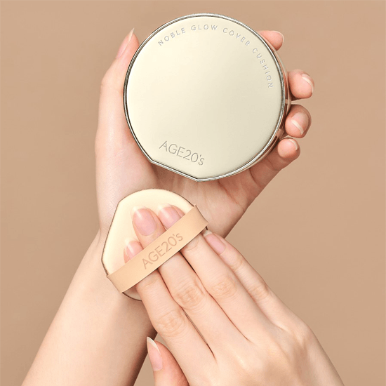 AGE20's Noble Glow Cover Cushion with Refill SPF 40 PA+++ - EmpressKorea