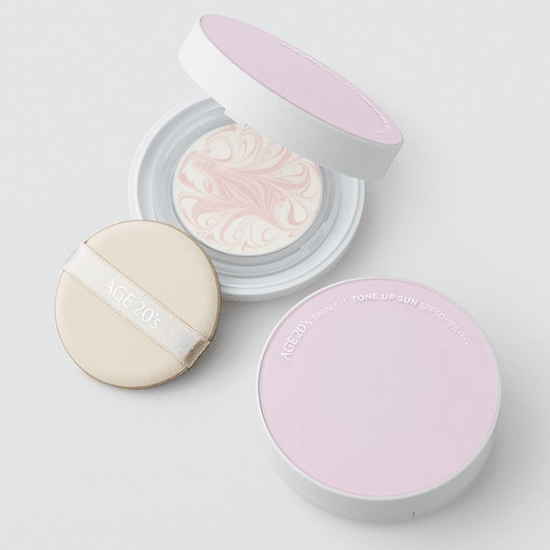 AGE20's Skin Fit Tone Up Sun Pact with Refill SPF 50+ PA++++ 12.5g - EmpressKorea