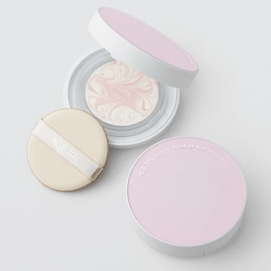 AGE20's Skin Fit Tone Up Sun Pact with Refill SPF 50+ PA++++ 12.5g - EmpressKorea