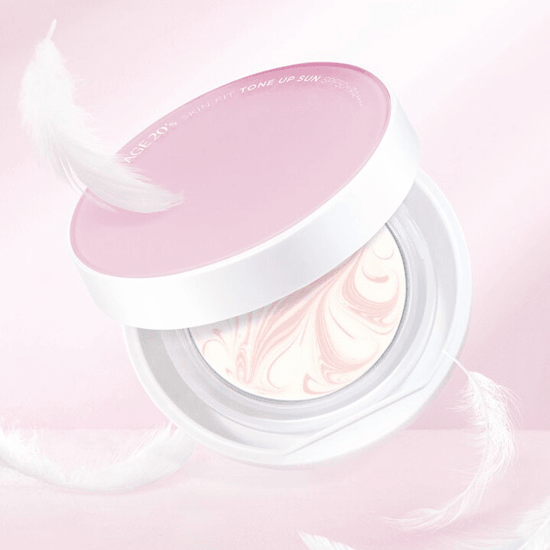 AGE20's Skin Fit Tone Up Sun Pact with Refill SPF 50+ PA++++ 12.5g - EmpressKorea