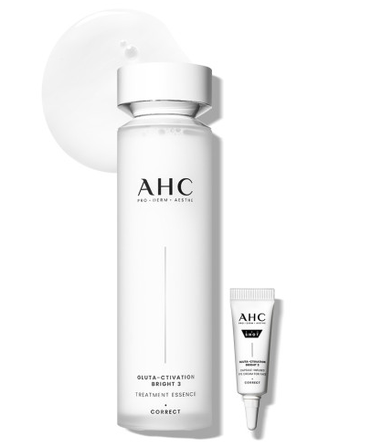AHC Gluta Activation Bright 3 Treatment Essence 130ml+Eye Cream 5ml - EmpressKorea
