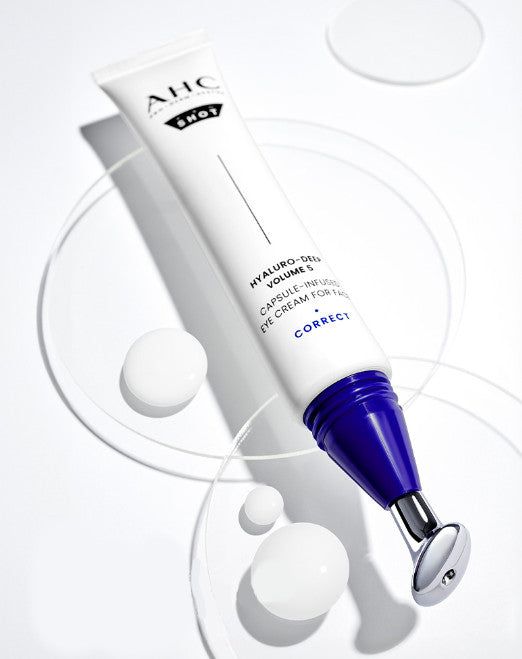 AHC Hyaluro Deep Volume 5 Capsule Infused Eye Cream for Face 30ml+Trial kit - EmpressKorea