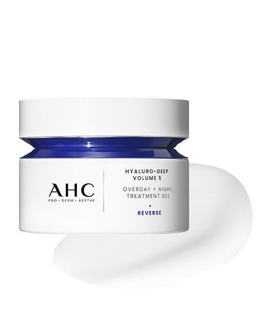AHC Hyaluro Deep Volume 5 Overday+Night Treatment Gel 50ml - EmpressKorea