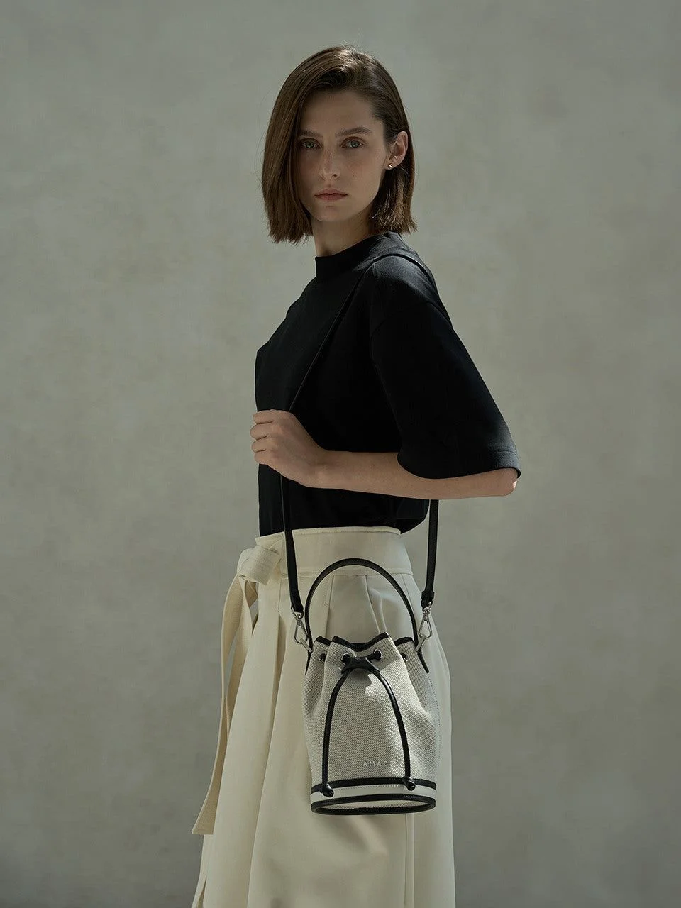 AMAG STUDIO LTC CANNELE BAG BLACK - EmpressKorea