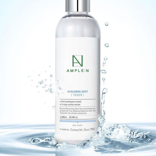 AMPLE:N Hyaluron Shot Toner 600ml - EmpressKorea