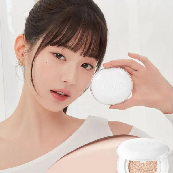 AMUSE Ceramic Skin Perfector Cushion SPF40 PA ++ 15g+Refill 15g - EmpressKorea