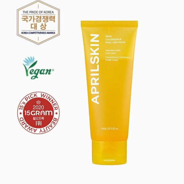 APRILSKIN Real Calendula Peel Off Pack 100g - EmpressKorea