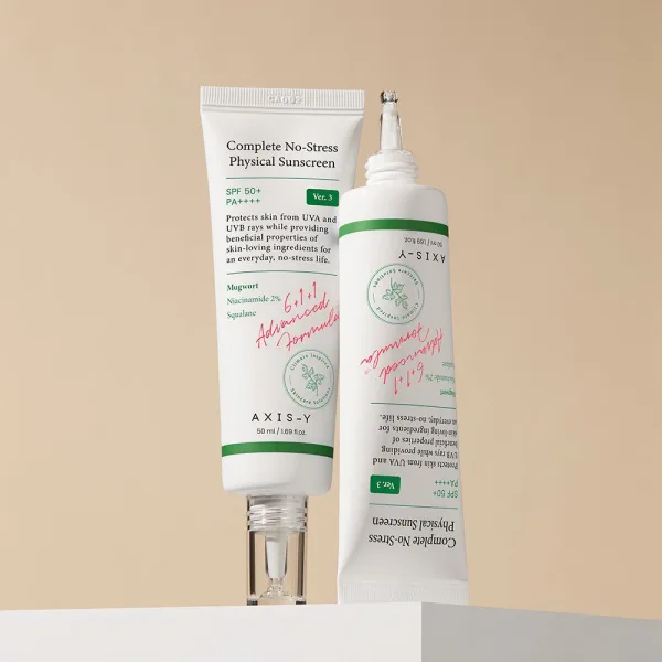 AXIS-Y Complete No-Stress Physical Sunscreen V.3 50ml - EmpressKorea