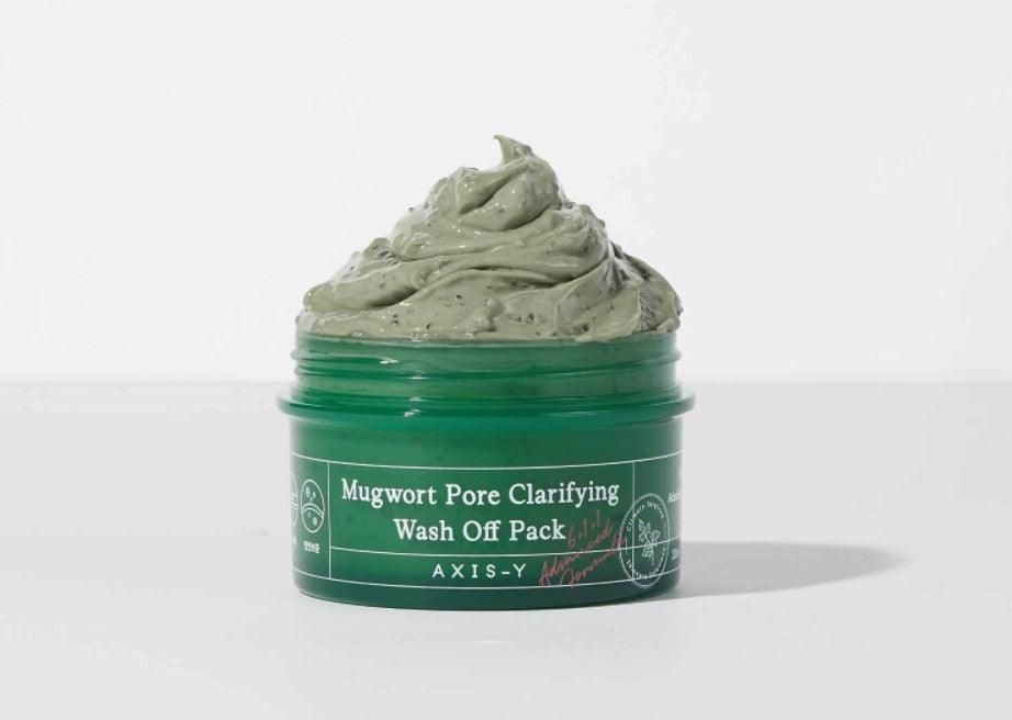 AXIS-Y Mugwort Pore Clarifying Wash Off Pack 100ml - EmpressKorea