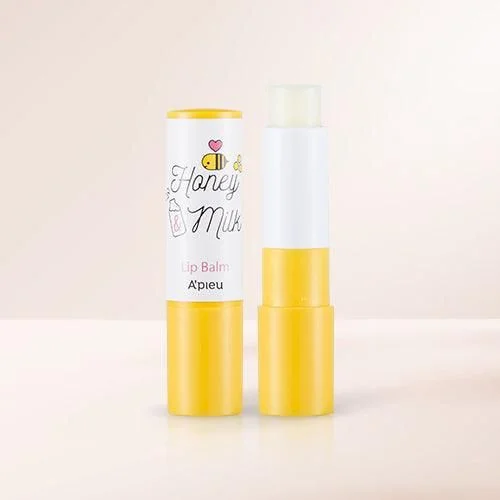A'PIEU Honey & Milk Lip Balm 3.3g 2PCS - EmpressKorea