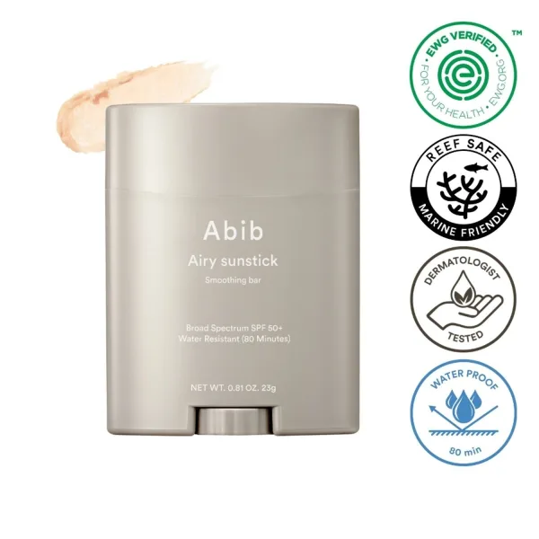 Abib Airy Sunstick Smoothing Bar SPF50+ PA++++ 23g - EmpressKorea