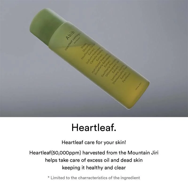 Abib Heartleaf Calming Toner Skin Booster 200ml - EmpressKorea