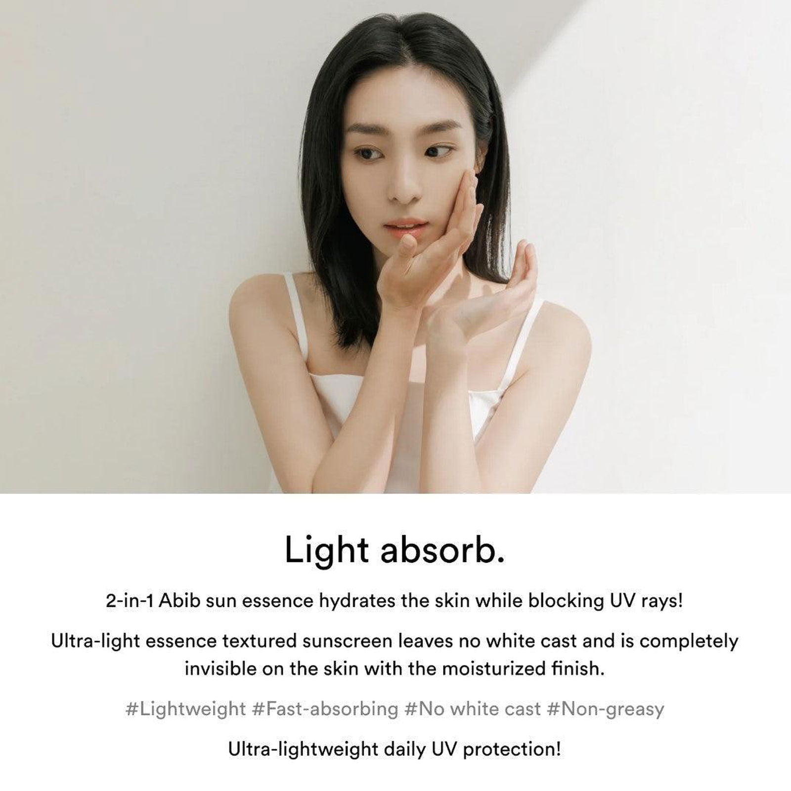 Abib Heartleaf Sun Essence Calming Drop SPF 50+ PA++++ 50ml - EmpressKorea