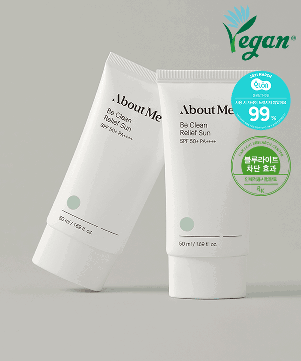 About Me Be Clean Relief Sun SPF 50+ PA++++ 50ml - EmpressKorea