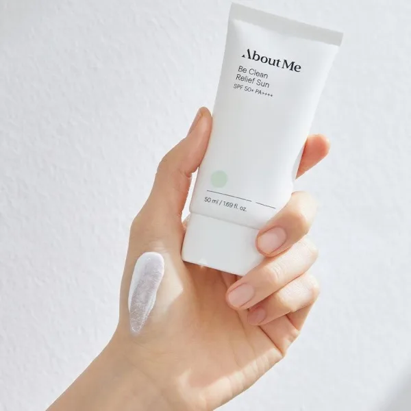 About Me Be Clean Relief Sun SPF 50+ PA++++ 50ml - EmpressKorea