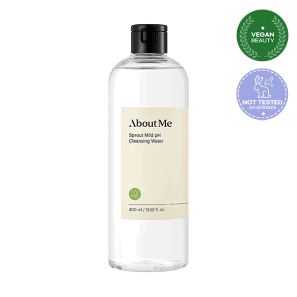 About Me Sprout Mild pH Cleansing Water 400ml - EmpressKorea
