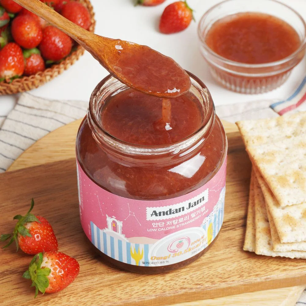 Andan Jam low-calorie strawberry jam, 380g - EmpressKorea