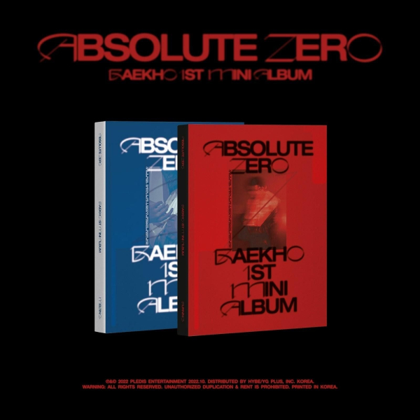 BAEKHO - 1st Mini Album: Absolute Zero - EmpressKorea
